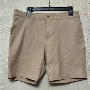 VA RVCA Tan Men’s Dual Purpose Trunk Shorts, size 33